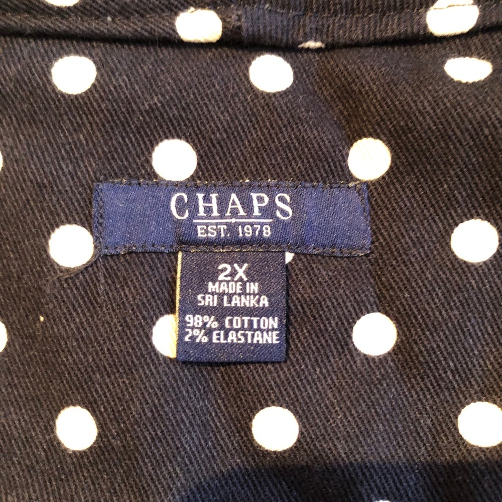 Chaps 2x Button Down Jacket - image 2